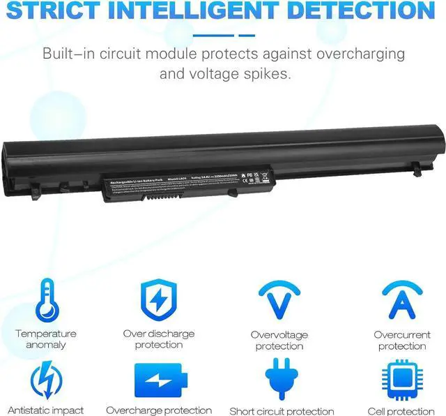Alt view image 5 of 7 - Fancy Buying Laptop Battery for HP Spare 776622-001 728460-001 TPN-Q130 14-Y 15-F Series 15-F272WM High Performance Battery - New