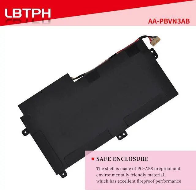Alt view image 4 of 7 - AA-PBVN3AB 11.4V 43Wh 3780mAh Laptop Battery Replacement for Samsung NP370R4E NP370R5E NP370R5V NP450R4E NP450R5E NP450R4V NP450R5V NP470R5E NP510R5E