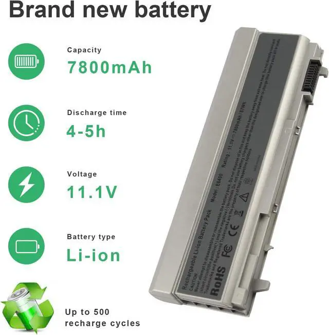 Alt view image 3 of 7 - Fancy Buying New Laptop Notebook Battery for Dell Latitude E6400 E6410 E6500 E6510 Precision M2400 M4400 M4500