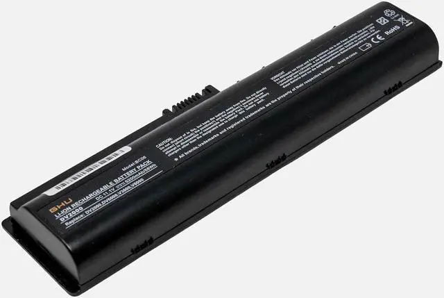 Alt view image 2 of 7 - GHU New Battery Replacement for 411462-141 441425-001 446506-001 446507-001 HSTNN-34C HSTNN-IB42 HSTNN-lb42 Compatible with HP Pavilion DV6000 DV6100 DV6500 DV6700 DV2000 DV2500 DV2700 DV2200 V6000