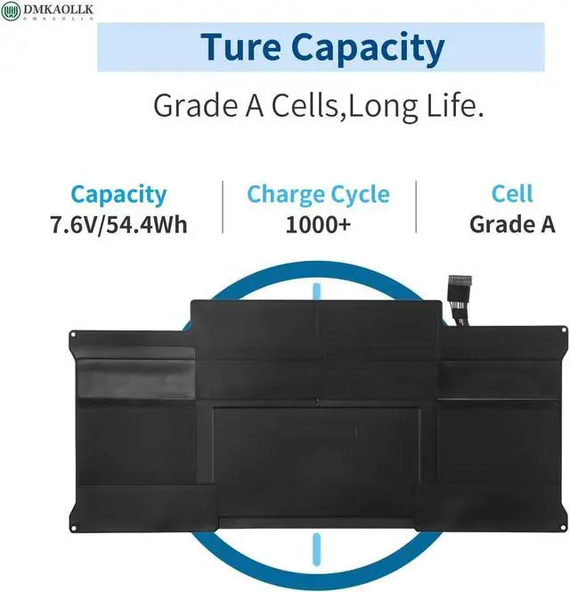 Alt view image 2 of 6 - A1405 A1466 Laptop Battery for MacBook Air 13 inch A1466(Mid 2012, Mid 2013, Early 2014, Early 2015, 2017) A1369(Late 2010, Mid 2011 Version) fits A1496 A1377 [EMC :2925, 2469, 2559, 2392, 2632, 3178]