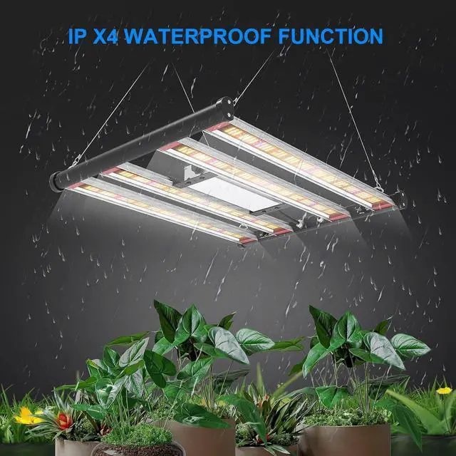 Alt view image 7 of 7 - 240Watts Led Grow Lights, Grow Lights for Indoor Plants Full Spectrum with IR UV, Plant Grow Light with Dimmable & Daisy Chain, Growing Lamp for Seedling Vegs in 3x3 Grow Tent Greenhouse