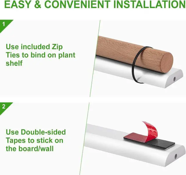 Alt view image 5 of 7 - FOXGARDEN- Grow Light, Full Spectrum Plant Light Strip for Indoor Plants, 96 LED Bright Grow Lamp with Auto On/Off Timer 4/8/12H, 4 Dimmable Brightness