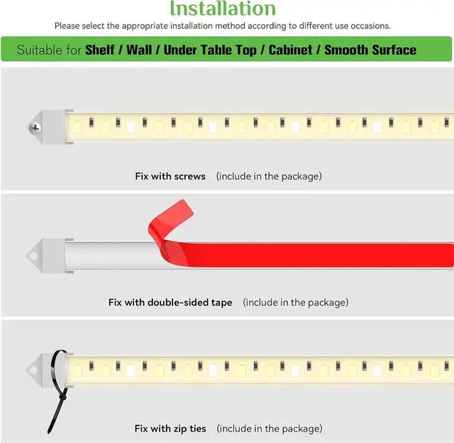 Alt view image 3 of 7 - LED Grow Lights for Indoor Plants, Full Spectrum Plant Light Strip for Indoor Growing with Auto ON Off 3/6/12H Timer,108 LEDs, Dimmable, Ideal for Indoor Greenhouse Plant Shelf