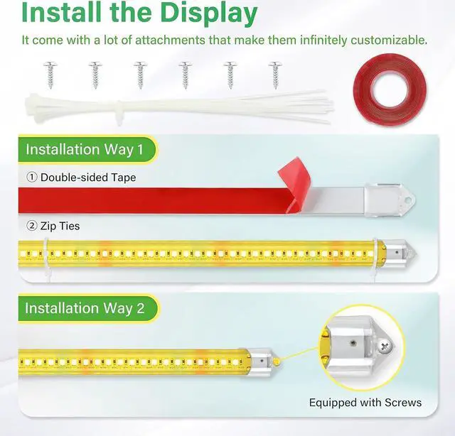 Alt view image 3 of 7 - iPower 60W LED Plant Grow Light Strips Full Spectrum for Indoor Plants with Auto ON/Off 3/9/12H Timer, 10 Dimmable Levels 48 LEDs, Sunlike Grow Lamp for Hydroponics Succulent