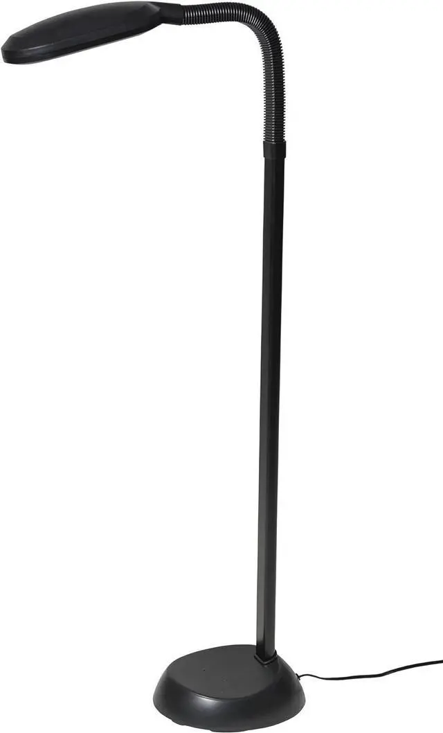 Main image of AgroBrite Hydrofarm FLF27DF 27-watt CFL, Black Floor Plant Light