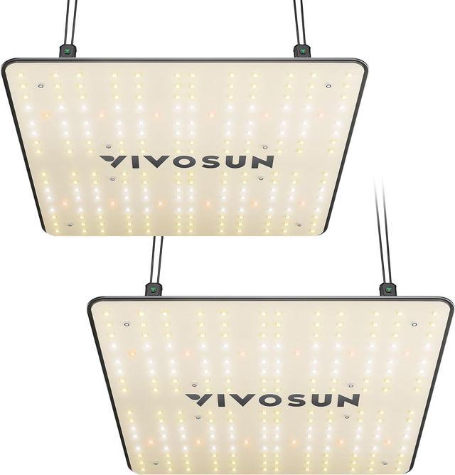 VIVOSUN VS1000 LED Grow Light with Samsung LM301 Diodes Sosen Driver Dimmable Lights Sunlike Full Spectrum for Indoor Plants Seedling Veg and Bloom Plant Grow Lamps for 2x2 3x3 Grow Tent