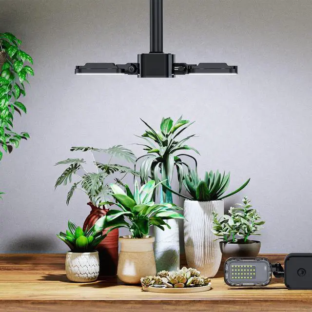 Alt view image 6 of 7 - SANSI LED Grow Lights for Indoor Plants, Full Spectrum High PPF Plant Grow Light, 60W Indoor Plant Lights for 2x3ft Growing, Seed Starting, Blooming and Fruiting, E26 Base (Not Include Power Cord)