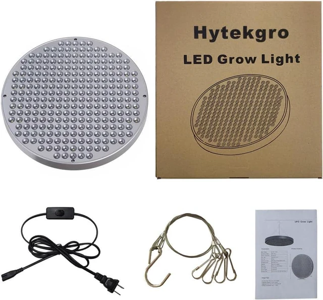 LED Grow Light Bulb Panel 50W UFO Plant Growing Lamp with 250 LEDs Red ...