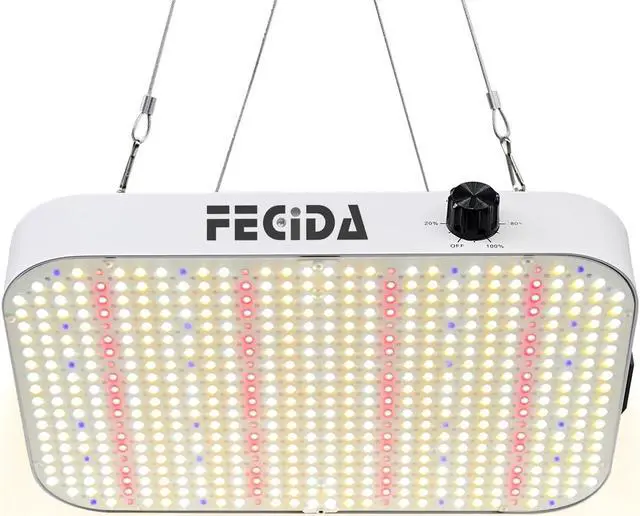 Main image of FECiDA 1000W LED Grow Light Dimmable, UV-IR Included Ideal Full Spectrum LED for Indoor Plants, 2023 Best 2x2 2x4 3x3, Daisy Chain Function & Quiet Build-in Fan