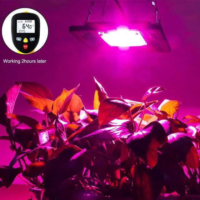 Alt view image 3 of 6 - CANAGROW Full Spectrum LED Grow Lights for Indoor Plants, Waterproof COB Outdoor Grow Light, Plant Growing Lamps Refugium Light for Saltwater Aquarium, Heating Lamps for Plants Seeding, Veg, Blooming