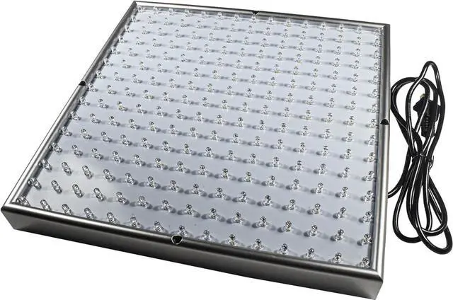 Alt view image 3 of 7 - HQRP 660 nm 14W 225 LED Pure Red Grow Light Panel for Growing Flowers Orchids, Bonsai, Hibiscus, Saffrons + Hanging Kit