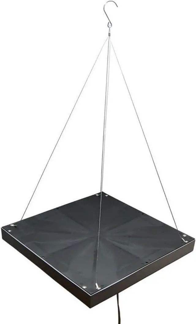 Alt view image 7 of 7 - HQRP 660 nm 14W 225 LED Pure Red Grow Light Panel for Growing Flowers Orchids, Bonsai, Hibiscus, Saffrons + Hanging Kit