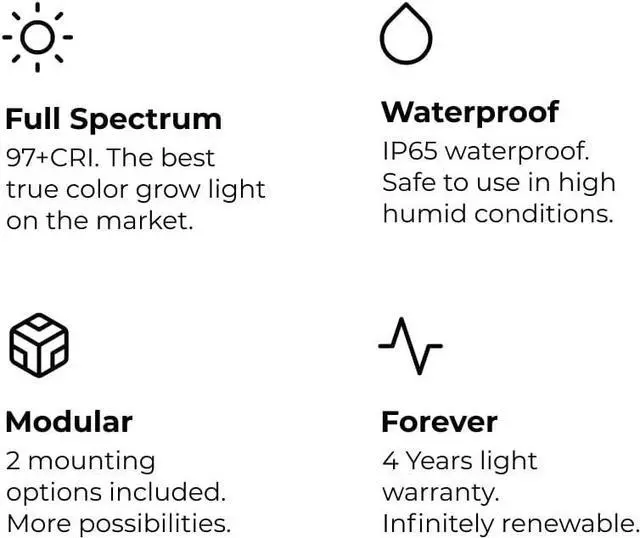 Alt view image 3 of 7 - PlantSpectrum16 Grow Light, Full Spectrum LED Plant Growing Lamp 16Watt for Indoor Plants
