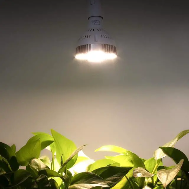 Alt view image 7 of 7 - CANAGROW LED Grow Light, 35W Full Spectrum Grow Light Bulb Plant Light for Indoor Plants, Growing Lamps for Hydroponics Greenhouse Succulent Houseplants Vegetable