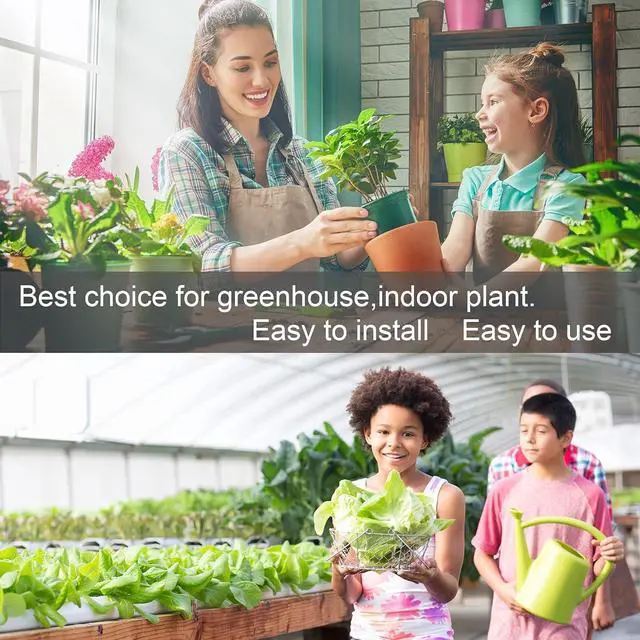 Alt view image 4 of 7 - 2 Pack LED Grow Light Panel 200W Lamp for Indoor Plants, Full Spectrum with White Blue Red UV IR LEDs for 4x4ft Coverage Grow Tent Greenhouse Veg and Bloom Seedlings Hydroponics