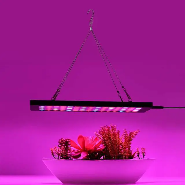 Alt view image 2 of 7 - LED Grow Lights for Indoor Plants Full Spectrum Panel Plant Light 100W LED Grow Lamp with IR&UV for Greenhouse, Hydroponic, Veg, Succulents, Seedlings and Flower (75Pcs LEDs)