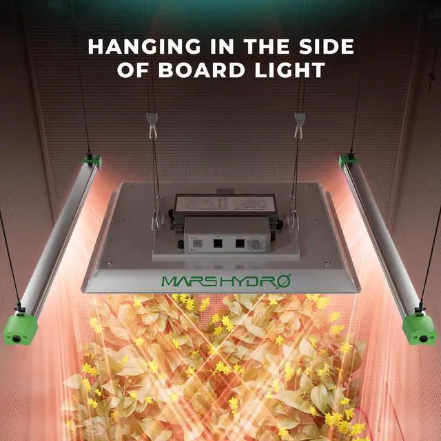 Alt view image 6 of 7 - MARS HYDRO 2024 ADLITE Red30 30W Red Led Grow Lights Bars for Indoor Plants Full Spectrum 3x2 FT Coverage Grow Light Strip