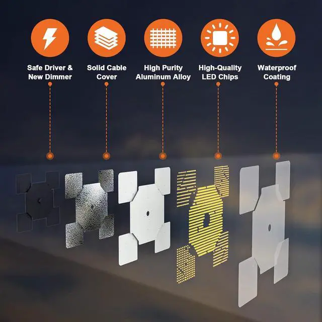 Alt view image 7 of 7 - ACE-500 LED Grow Light, Black