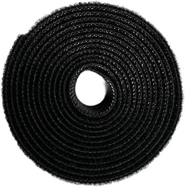 Alt view image 5 of 5 - GGR Supplies Nylon Double Sided Hook and Loop Cable Fastening Tape. (2 in. X 5 Ft, Black)