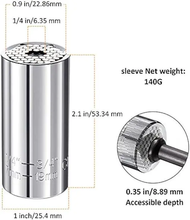 Alt view image 4 of 7 - 22 Flexible Drill Extension Hex Shank Drill Bit Kit Rotatable Joint Socket 1/4 3/8 1/2 Inch Hex Socket Adapter Socket Bendable Drill Bit Extension Screwdriver 105 Degree Angle Drill Bit Extension