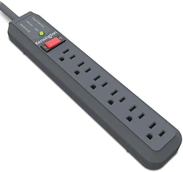 Main image of Kensington Guardian 6 Outlet, 15-Foot Cord, & 540 Joules Premium Surge Protector (K38215NA), Black