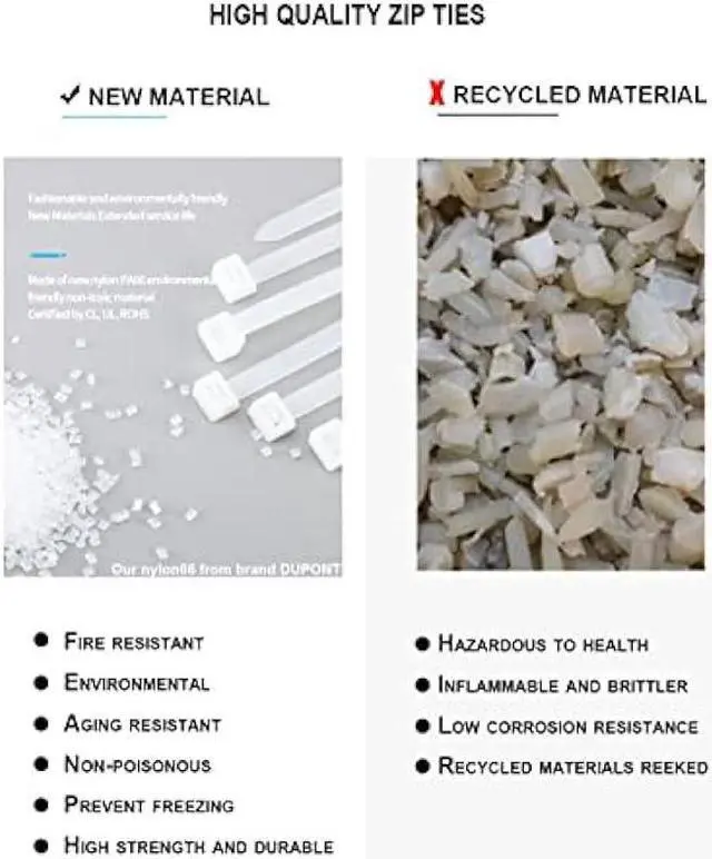 Alt view image 5 of 6 - HS Adjustable Zip Toes Black (100 Pack) Wire Ties Reusable Zip Ties 10 Inch 50 LBS Cable Ties Releasable Heavy Duty Ratchet Tie Down Straps for Christmas Tree,String Lights,Mussy Wires