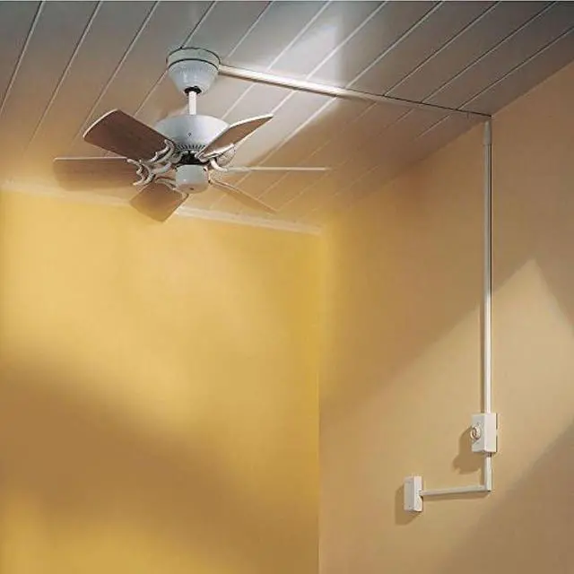 Alt view image 5 of 6 - Legrand - Wiremold Outlet Box To Use As Wiremold Raceway, White Outlet Electric Box With Both The Outlet And Wiremold Box, Bw2-D