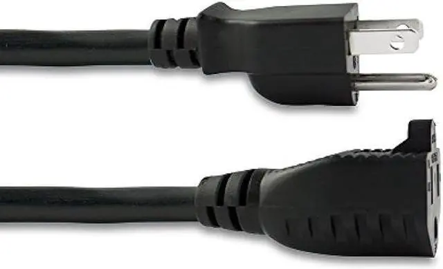 Alt view image 4 of 4 - Ubercords 15 Foot (2 Pack) Power Extension Cord - 16 AWG Power 3 Prong Appliance Extension Cable Cord - 125 Volts, 13 Amps - UL Listed