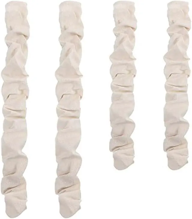 Main image of 4 Pcs Fabric Cord Cover 6 Feet and 4 Feet Chain Cable Sleeve Chandelier Lighting Wire Cord Cover for Lamps Light Fixtures Lighting Wires Cable Management