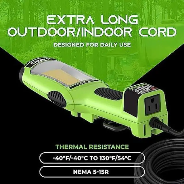 Alt view image 4 of 6 - GearIT LED Work Light (20 feet) 3000 Lumen COB LED - 16 Gauge SJTW Indoor/Outdoor NEMA 5-15R Extension Cord - Handheld, Rotating Hanger, Magnetic Base for Auto Mechanic and Construction - 20ft