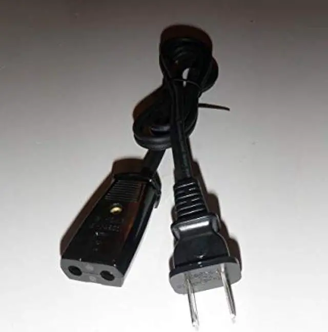 Alt view image 4 of 5 - HASMX 6ft Long 1/2 Inch Pin Spacing Power Cable Cord for Farberware & Presto Super Speed Coffee Pot Percolator 1/2 Inch - Also for Many Small Electronics Home Appliance with 1/2 Inch pin Spacing