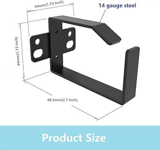 Alt view image 3 of 7 - 5 Pieces of 1.7 x 2.7in Server Rack Cable Management D-Ring Hooks - Network Rack-Mount Cord Organizer Ring Set for Power Cords, Fiber Optic or Network Patch Cables (5DRing)