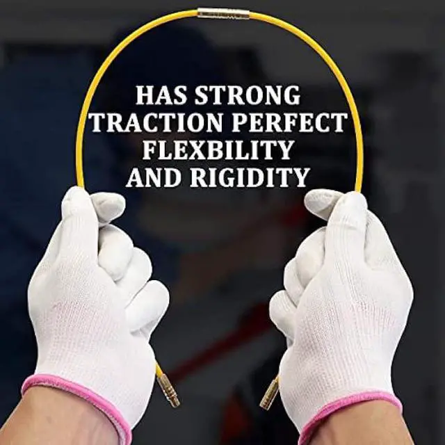 Alt view image 5 of 6 - KOOTANS 11 ft Fiberglass Wire Running Kit Wall Cable Wire Fishing Rod Pull Push Tool Electrical Fish Tape Set with 6 Different Accessories