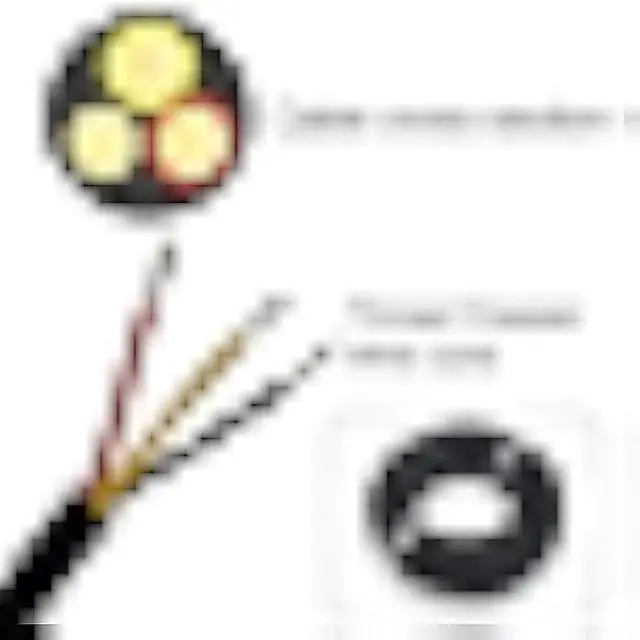 Alt view image 4 of 6 - 22AWG UL2464 Power Cable LED Red & Black& Yellow 3 Conductors (2464-22AWG-3C- 25ft)