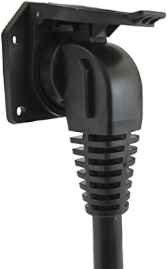 Alt view image 3 of 3 - Conntek 11110-024EX 7-Way Travel Trailer Extension Cord with Elbow Plug (2-Feet)