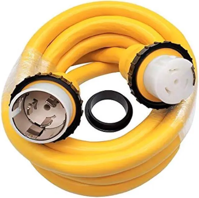 Main image of Parkworld Marine Shore Power Extension Cord 50 AMP SS2-50P to SS2-50R, Marine Shore Power Cord SS2-50 Male to Female 50A 125V/250V (15FT)