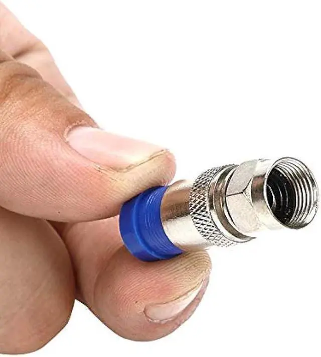 Alt view image 7 of 7 - TLS.eagle Coax Cable Crimping Kit Adjustable Tool Set Coaxial Cable Crimping Tool for RG59 RG6 F BNC RCA with 20 PCS F Compression Connectors