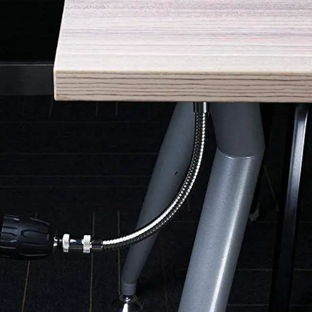 Alt view image 3 of 6 - AUTOTOOLHOME Flexible Drill Bit Extension with Right angle Drill Adapter Flex Shaft for Electric Screwdriver Power Impact Drill Magnetic Hex Shank Quick Change 11.5 Long