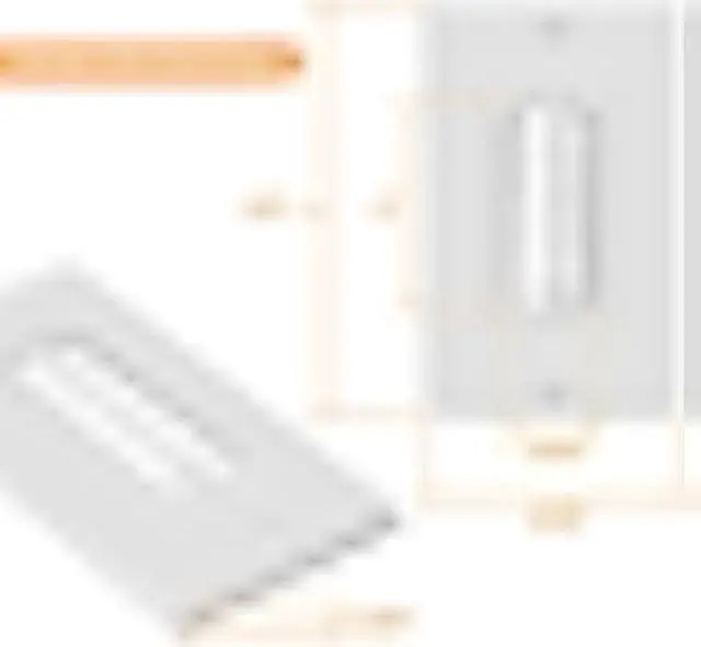 Alt view image 4 of 6 - TOPGREENER 6 Pack Bristled Brush Wall Plate Multimedia Pass-Through Insert for Low Voltage Cables, HDMI Cables, Coaxial Cables, Speaker Wires, Home Theater Systems, Size 1-Gang 4.50 x 2.75, White