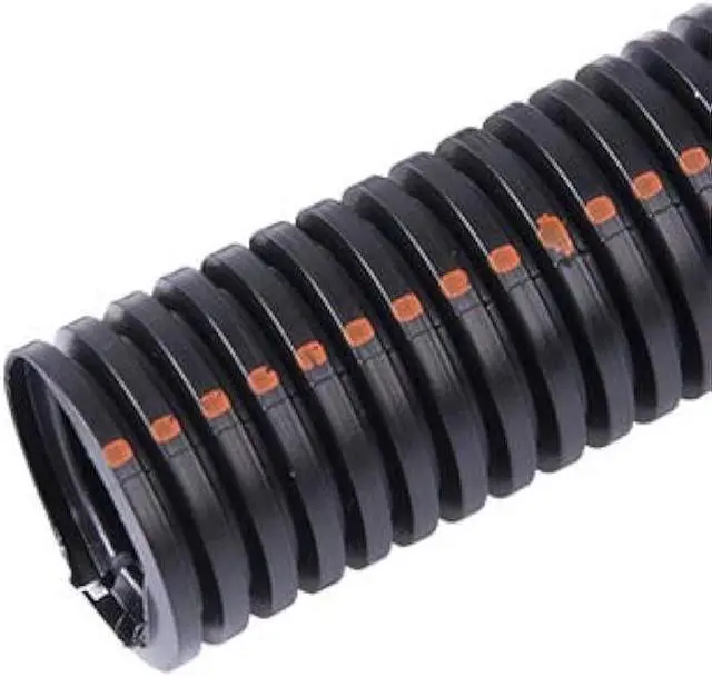 Alt view image 2 of 2 - Electriduct 3/4 UV Rated Flame Retardant Wire Loom Black Nylon Split Tubing Cable Hose - 25 Feet