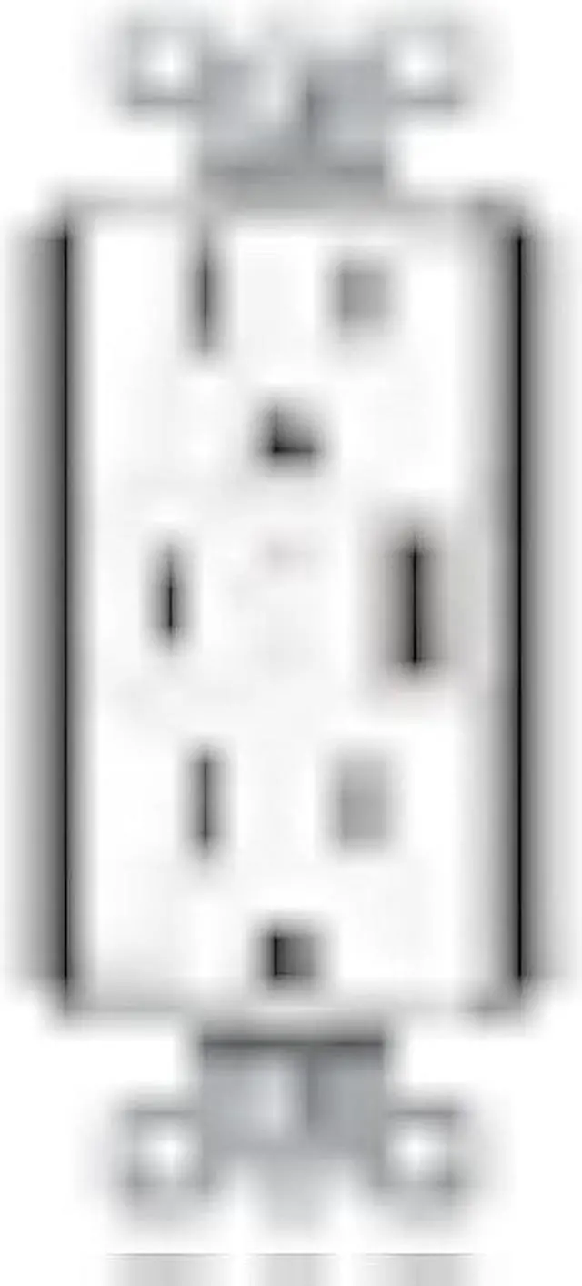 Main image of TOPGREENER USB Outlet, USB Type C Wall Outlet with 30W Power Delivery, 15A Duplex Tamper-Resistant Receptacle, USB Charger for Smartphones, Tablets, Laptops, TU215PD30AC-W, White