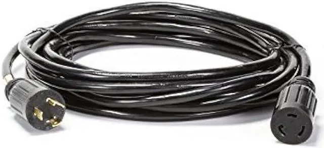 Alt view image 2 of 2 - L6-20P to L6-20R Power Cord, 20A, 250V, 12/3 SJT, 15 Foot