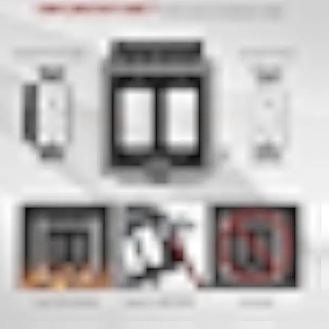 Alt view image 5 of 6 - ENERLITES 2-Gang Weatherproof Outdoor Outlet Cover Extra-Duty in-Use Outlet Cover, Outdoor Decorator/GFCI Receptacle Outlets, 6.1 H x 5.2 W x 2.5 D, IUC2V-D, Clear