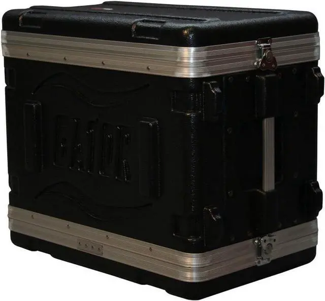Alt view image 2 of 7 - Gator Cases Lightweight Molded 6U Rack Case with Heavy Duty Latches; Shallow 14.25" depth, 6U (GR-6S)