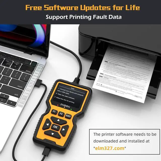 Alt view image 5 of 6 - ZMOON ZM201 Professional OBD2 Scanner Diagnostic Tool, Enhanced Check Engine Code Reader with Reset OBDII/EOBD Car Diagnostic Scan Tools for All Vehicles After 1996, 2023 Upgraded