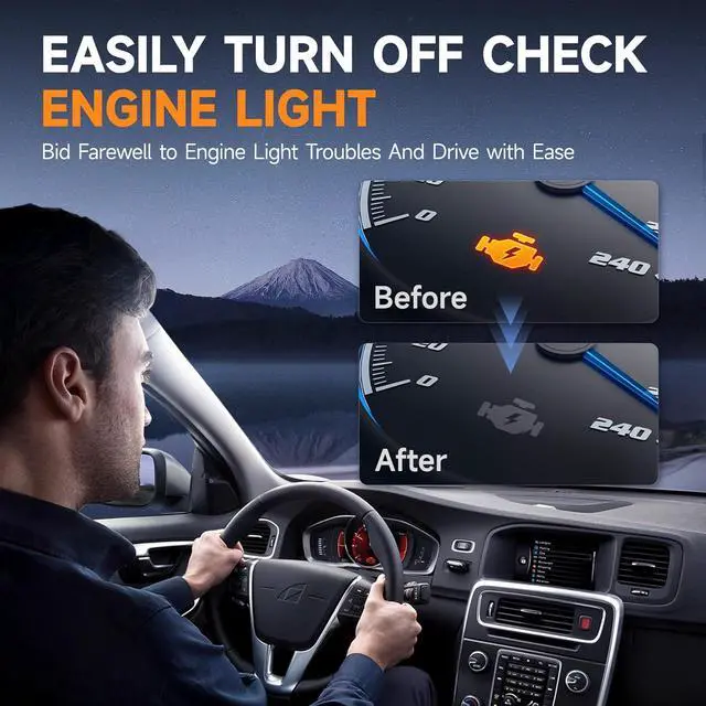 Alt view image 4 of 7 - FOXWELL NT201 OBD2 Scanner Car Code Reader Check Engine Light Reader OBDII EOBD Car Computer Diagnostic Scan Tool Auto Fault Code Scanner for All Cars After 1996
