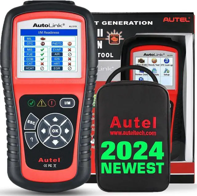 Main image of Autel AutoLink AL519 OBD2 Scanner Enhanced Mode 6 Car Diagnostic Tool Check Engine Code Reader CAN Scan Tool, Advanced Ver. of AL319