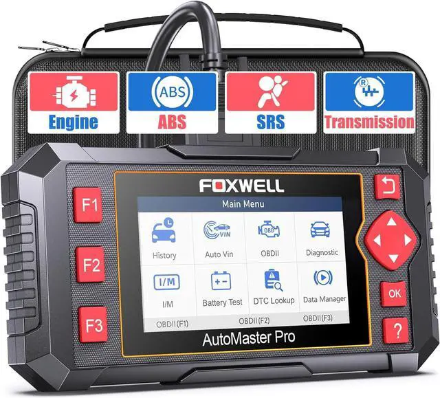 Main image of NT604 OBD2 Scanner ABS SRS, Check Engine Code Reader with Airbag Scanner, Transmission Code Reader Car Diagnostic Tool with Battery Test, English/Spanish VerLifetime Free Update