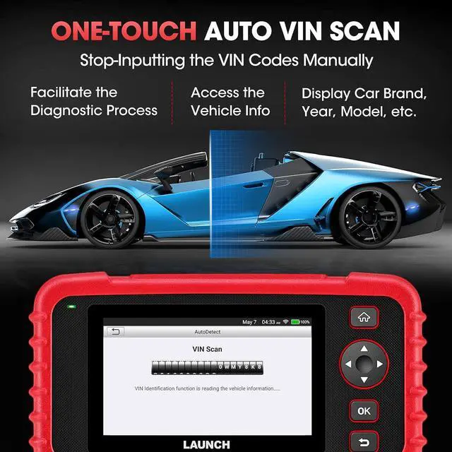 Alt view image 7 of 7 - OBD2 Scanner CRP123X Elite, Lifetime Free WiFi Update scan Tool, FCA SGW, SAS Calibration/Throttle Reset/Oil Reset Diagnostic Scanner, Multi Systems Car Scanner, Battery Test, Auto VIN
